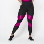 Calça legging Olivia - Preto com Pink