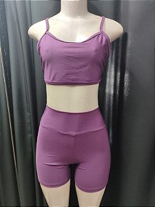 Conjunto Fitness Safira - Roxo