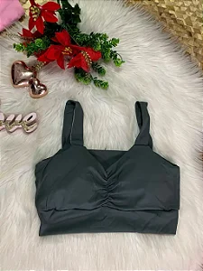 Top Zoe Poliamida - Preto