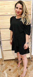 Vestido Curto Francesa - Preto