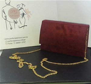 Clutch Glamour Marsala