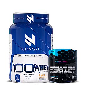 COMBO 100% WHEY FUZE 960G + CREATINE MONOHYDRATE 300G