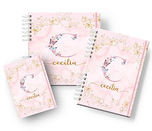 Kit Maternidade para Bebê: Menina Floral Borboleta  - Vacinas