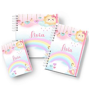 Kit Maternidade para Bebê: Menina - Chuva de Bençãos - Vacinas