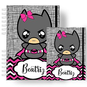 Caderneta + Porta Doc: Menina BatGirl