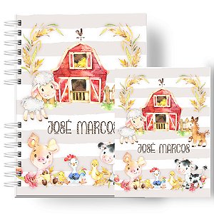 Caderneta + Porta Doc: Menino