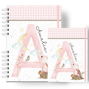 Caderneta + Porta Doc: Menina