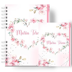 Caderneta + Porta Doc: Menina