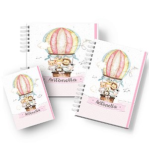 Kit Completo: Menina Safari no Balão