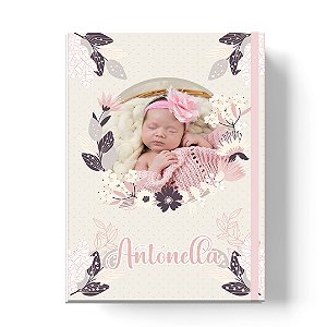 Porta Documentos: Menina - Floral