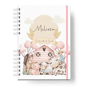 Caderneta de Vacinas : Menina Fazendinha