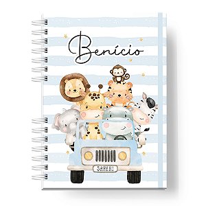 Caderneta de Vacinas: Menino Safari Azul