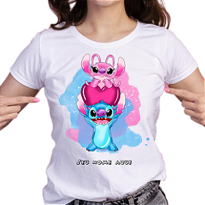 Camisetas T Shirt Personalizadas ( Leia a Descrição): Stitch