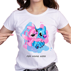 Camisetas T Shirt Personalizadas ( Leia a Descrição): Stitch