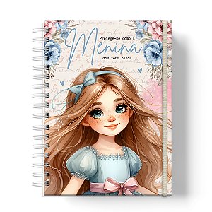 Bíblia Infantil Ilustrada: Menina dos olhos teus Girassol /Loira Vestido Azul