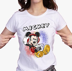 Camisetas T Shirt Personalizadas ( Leia a Descrição): Mickey