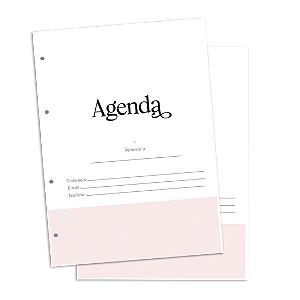 Refil de Fichário -  Agenda 2026 ( LEIA A DESCRIÇÃO )