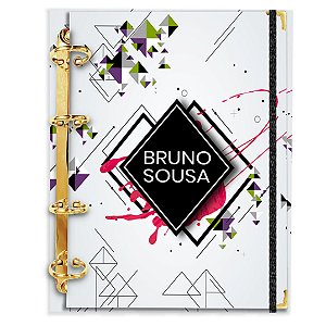 Fichário Masculino: Personalizado com nome