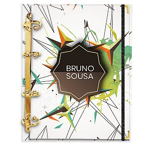 Fichário Masculino: Personalizado com nome