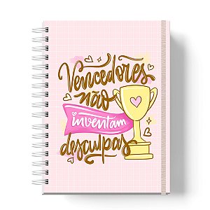 Caderno Capa Dura Personalizado C/Nome : Tamanhos Colegial, A5 e A4 Universitário (CAD-05)