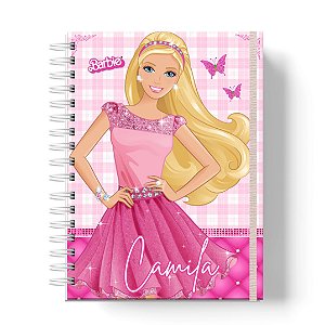 Caderno Capa Dura Personalizado C/Nome : Tamanhos Colegial, A5 e A4 Universitário (CAD-B04)