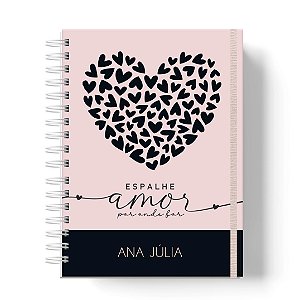 Caderno Capa Dura Personalizado C/Nome : (CAD-CR01)