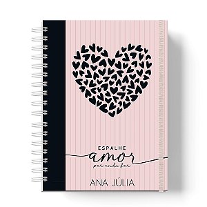 Caderno Capa Dura Personalizado C/Nome : (CAD-CR04)