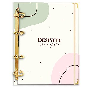 Fichário Agenda: Desistir não é uma opção