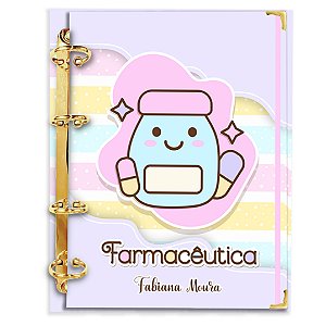 Fichário Agenda:  Profissão Farmácia  Farmacêutica