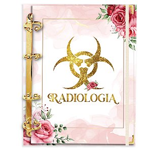 Fichário Agenda: Profissão Radiologia Floral