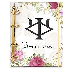 Fichário Agenda: Profissão Recursos Humanos - RH FLORAL