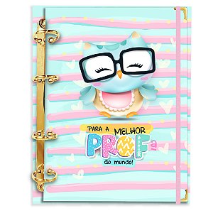 Fichário Agenda: Profissão Professora Corujinha Candy