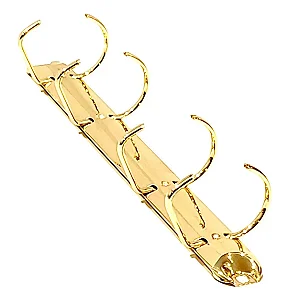 Garra de Fichário Dourada ( Vai Fixada no seu fichário)