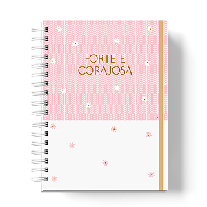 Planner de Estudos: Forte e Corajosa