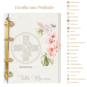 Fichário Personalizado: Escolha sua profissão