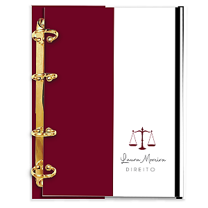 Fichário Personalizado: DIREITO (DR7)