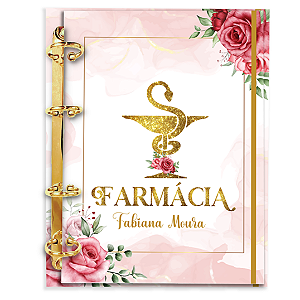 Fichário de Farmácia Personalizado 180 Folhas: Fm06