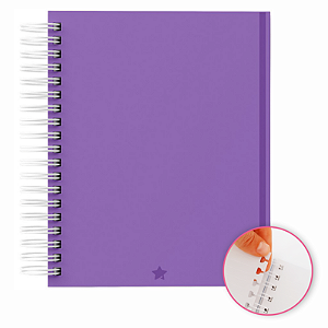 Caderno Reposicionável: 80 Folhas  | Capa Dura | 90g  Personalizado  RP6