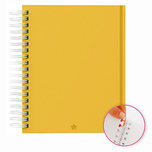 Caderno Reposicionável: 80 Folhas  | Capa Dura | 90g  Personalizado  RP8