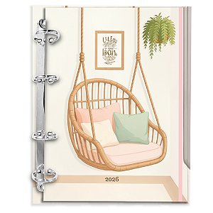 Planner 2026 Fichário Argolado Reposicionável : Capa 01