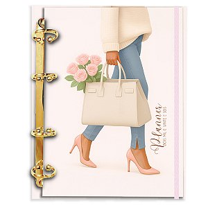 Planner 2026 Fichário Argolado Reposicionável : Capa 01