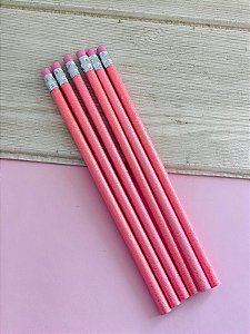 Lápis Escrever HB 1 Unidades Glitter - Salmon