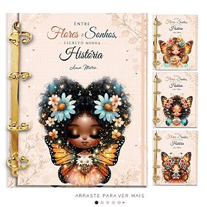 Agenda Fichário Personalizada Reposicionável: Sonhos Encantados