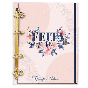 Fichário Personalizado Reposicionável:Feita de Fé