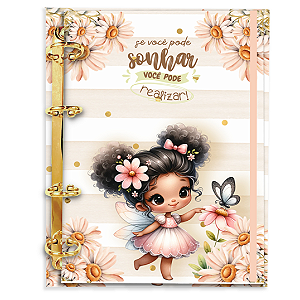 Agenda Fichário Personalizada Reposicionável: Fadinha 02