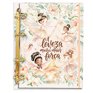 Agenda Fichário Personalizada Reposicionável: Fadinha 04