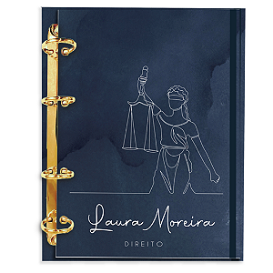 Agenda Fichário Personalizada Reposicionável : Direito 01