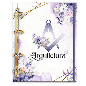 Agenda Fichário Personalizada Reposicionável : Arquitetura 01