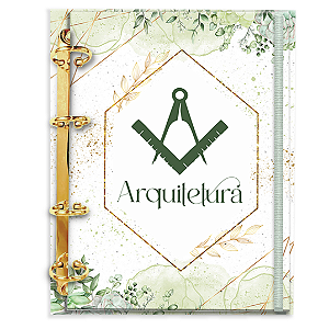 Agenda Fichário Personalizada Reposicionável : Arquitetura 06