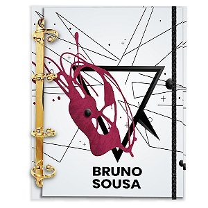 Fichário Personalizado Reposicionável: Masculino 11